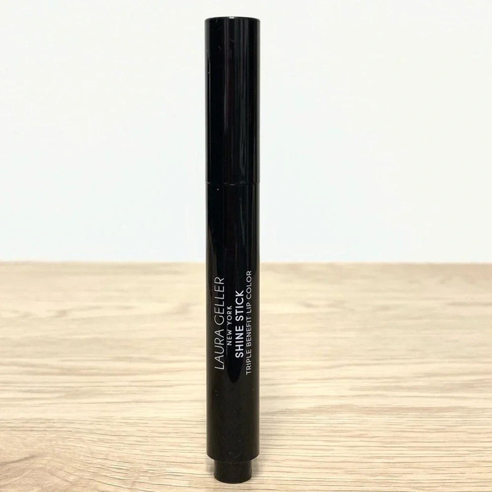 LAURA GELLER Shine Stick Triple Benefit‎ Lip Color PINK DAZZLE 0.03 oz NEW